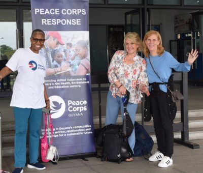 Three more peace Corps volunteers arrive to serve Guyana